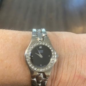 Citizen Eco-Drive Stainless Steel Watch with CZ